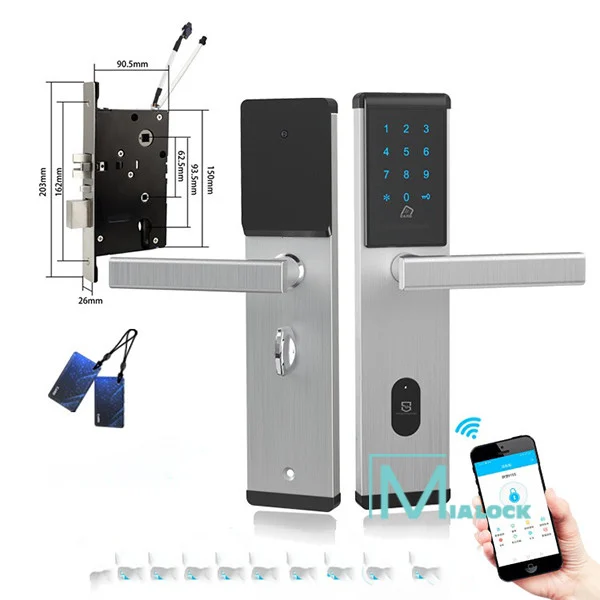 Khóa Cửa Khách Sạn Mialock MIA-H009 Cao Cấp