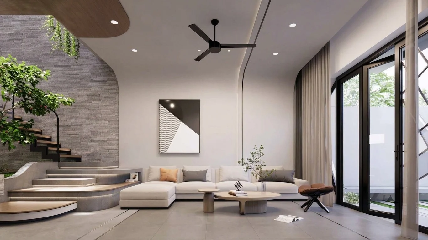 Nội thất phong cách hiện đại tối giản